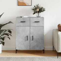 vidaXL Buffet Gris béton