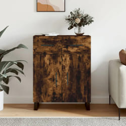 vidaXL Buffet chêne fumé 69,5x34x90 cm bois d'ingénierie