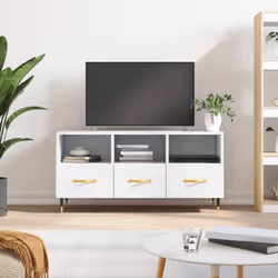 Ce meuble de télévision robuste est certainement conçu pour être un point de mire de votre pièce avec un design tendance mais ...