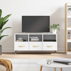 Vidaxl - Meuble tv blanc 102x36x50 cm bois d'ingénierie