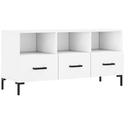 Vidaxl - Meuble tv blanc 102x36x50 cm bois d'ingénierie