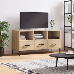 Ce meuble de télévision robuste est certainement conçu pour être un point de mire de votre pièce avec un design tendance mais ...
