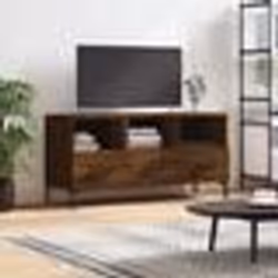 vidaXL Meuble TV chêne marron 102x36x50 cm bois d'ingénierie