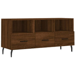 Vidaxl - Meuble tv chêne marron 102x36x50 cm bois d'ingénierie