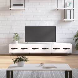 Ce meuble de télévision robuste est certainement conçu pour être un point de mire de votre pièce avec un design tendance mais ...