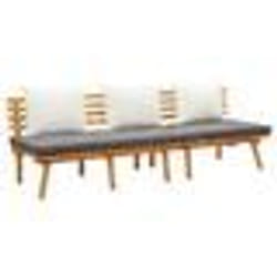 vidaXL Meuble TV gris béton 150x36x30 cm bois d'ingénierie