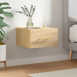 Vidaxl - Table de chevet murale chêne sonoma 35x35x20 cm