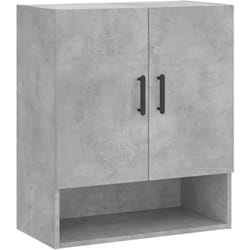 vidaXL Armoire murale gris béton 60x31x70 cm bois d'ingénierie