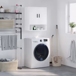 Cette armoire murale est conçue pour être une extension décorative et pratique de votre décoration intérieure. Matériau durab ...