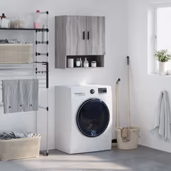 Cette armoire murale est conçue pour être une extension décorative et pratique de votre décoration intérieure. Matériau durab ...