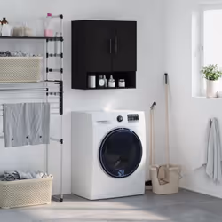 Cette armoire murale est conçue pour être une extension décorative et pratique de votre décoration intérieure. Matériau durab ...