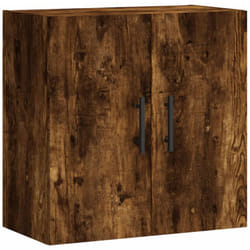 vidaXL Armoire murale chêne fumé 60x31x60 cm bois d'ingénierie