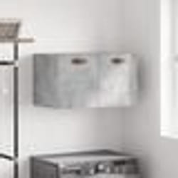 vidaXL Armoire murale Gris béton 60x36,5x35 cm Bois d'ingénierie