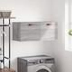 vidaXL Armoire murale sonoma gris 80x36,5x35 cm bois d'ingénierie