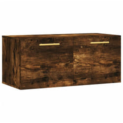 Vidaxl - Armoire murale chêne fumé 80x36,5x35 cm bois d'ingénierie