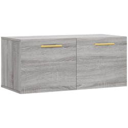 Armoire murale sonoma gris 80x36,5x35 cm bois d'ingénierie vidaXL