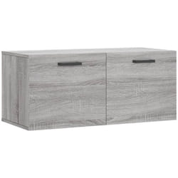 Armoire murale sonoma gris 80x36,5x35 cm bois d'ingénierie Vidaxl