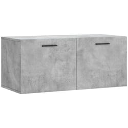 Vidaxl - Armoire murale gris béton 80x36,5x35 cm bois d'ingénierie
