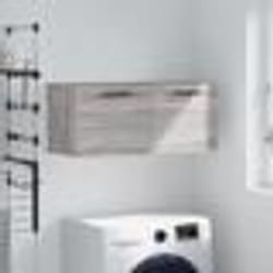 vidaXL Armoire murale sonoma gris 80x36,5x35 cm bois d'ingénierie