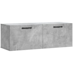 Vidaxl - Armoire murale gris béton 100x36,5x35 cm bois d'ingénierie