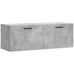 Armoire murale gris béton 100x36,5x35 cm bois d'ingénierie Vidaxl