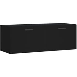 Vidaxl - Armoire murale noir 100x36,5x35 cm bois d'ingénierie