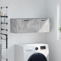 vidaXL Armoire murale gris béton 100x36,5x35 cm bois d'ingénierie