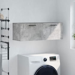 vidaXL Armoire murale gris béton 100x36,5x35 cm bois d'ingénierie