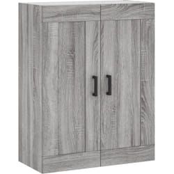 Armoire murale sonoma gris 69,5x34x90 cm bois d'ingénierie Vidaxl