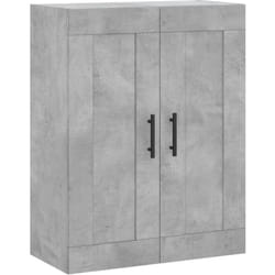 Vidaxl - Armoire murale gris béton 69,5x34x90 cm bois d'ingénierie