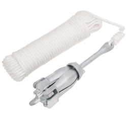 vidaXL Ancre pliable avec corde argenté 3,2 kg fer malléable