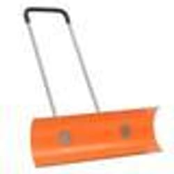 vidaXL Pelle à neige avec poignée extensible orange 96cm lame en acier