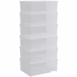 Ces boîtes de rangement en plastique transparent sont la solution idéale pour ranger vos affaires dans la maison, la chambre  ...