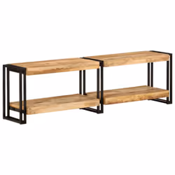 Ce meuble TV tendance, doté d'un design épuré et élégant, est conçu pour être un supplément décoratif et pratique à la décora ...