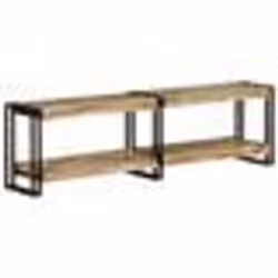 vidaXL Meuble TV 140x30x40 cm bois massif de récupération