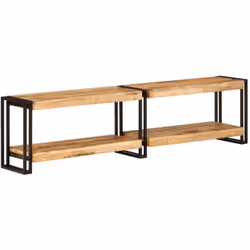 Ce meuble TV tendance, doté d'un design épuré et élégant, est conçu pour être un supplément décoratif et pratique à la décora ...