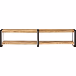 Ce meuble TV tendance, doté d'un design épuré et élégant, est conçu pour être un supplément décoratif et pratique à la décora ...