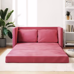 Ce canapé-lit, qui sert à la fois de canapé et de lit, est un complément pratique et attrayant pour votre salon ou votre cham ...