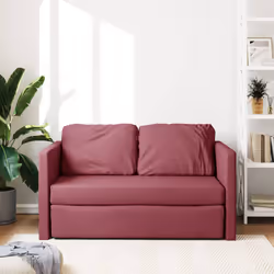 VidaXL 353967 canapé Rouge