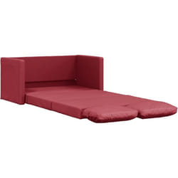 Vidaxl - Canapé-lit 2 en 1 rouge bordeaux 112x174x55 cm similicuir