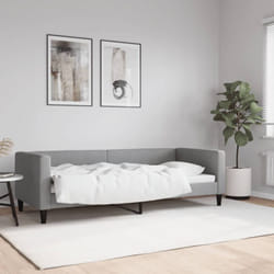 Vidaxl - Lit de repos gris clair 80x200 cm tissu