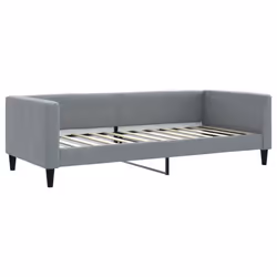 VidaXL 353983, lit sofa, Gris, mousse, Métal, Polyester, Bois, 2230 mm, 1000 mm