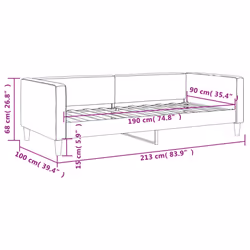 VidaXL 353993 canapé lit sofa Gris - Vue supplémentaire 8