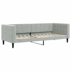 VidaXL 354001, lit sofa, Gris, mousse, Métal, Polyester, Polywood, Bois, 2230 mm, 900 mm