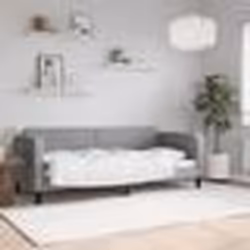 vidaXL Lit de repos sans matelas gris clair 80x200 cm tissu - 180 x 200 cm