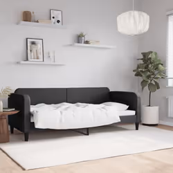 VidaXL 354030 canapé lit sofa Noir
