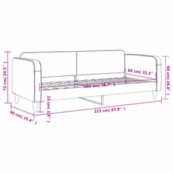 VidaXL 354030 canapé lit sofa Noir - Vue supplémentaire 8