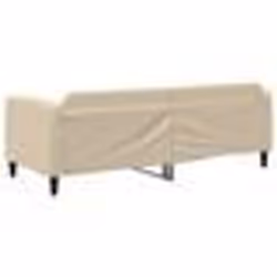 vidaXL Lit de repos sans matelas crème 80x200 cm tissu - 80 x 200 cm