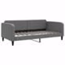 vidaXL Lit de repos gris foncé 100x200 cm tissu - 100 x 200 cm