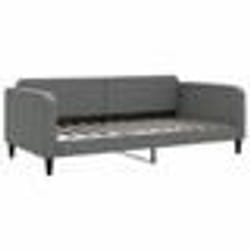 vidaXL Lit de repos gris foncé 100x200 cm tissu - 100 x 200 cm